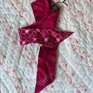 Coach purse scarf